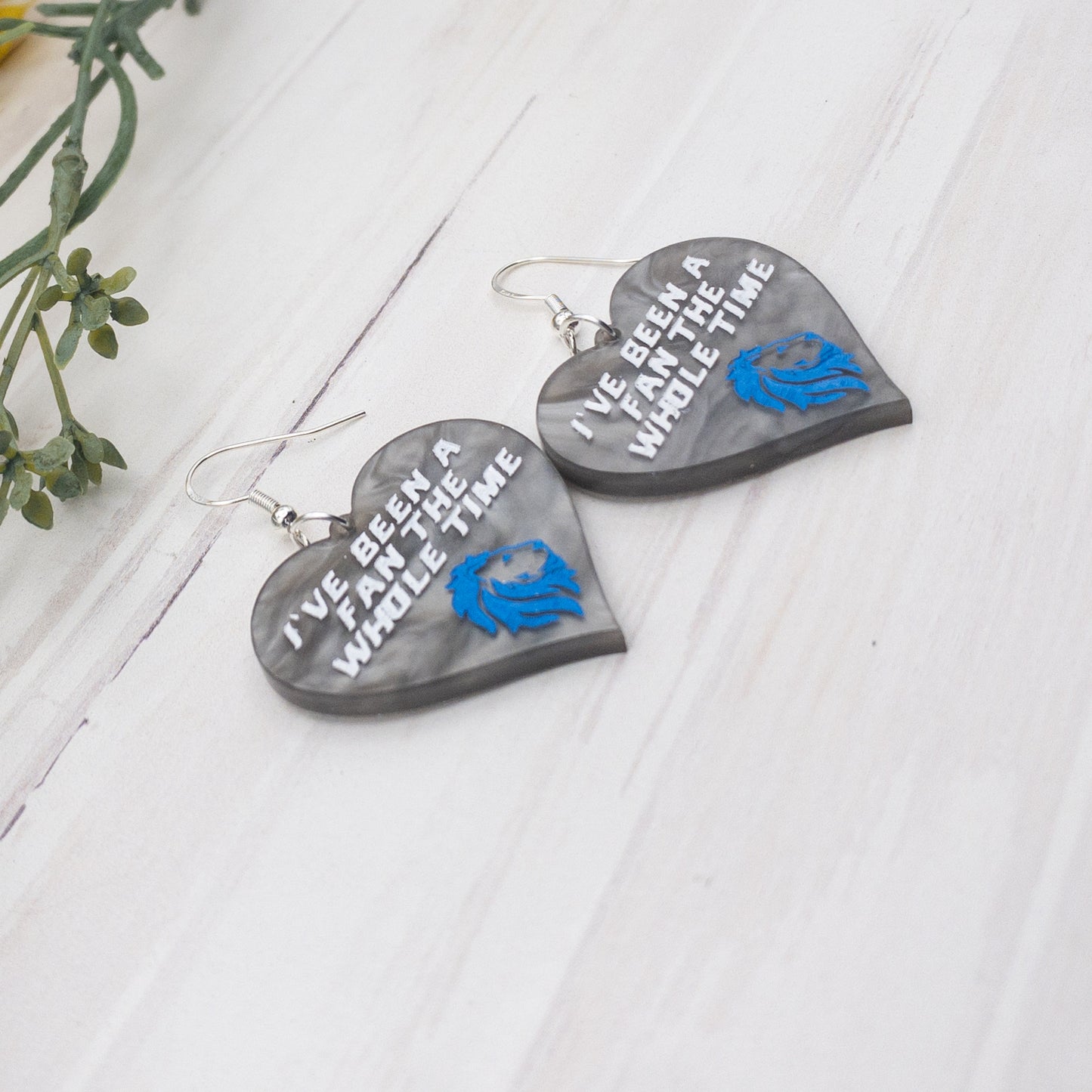 Detoit Lions Forrever Fan Earrings